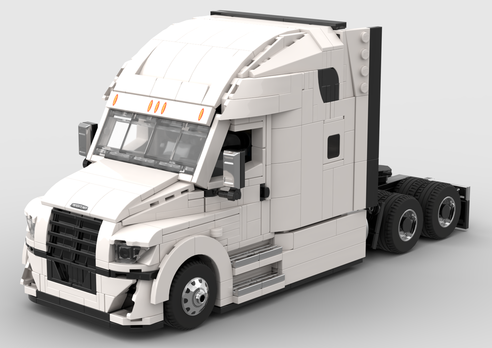 Lego Freightliner Cascadia Truck - Speed Champions scale