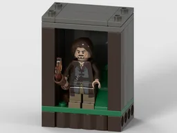 aragorn minifigure weathertop encampment display stand