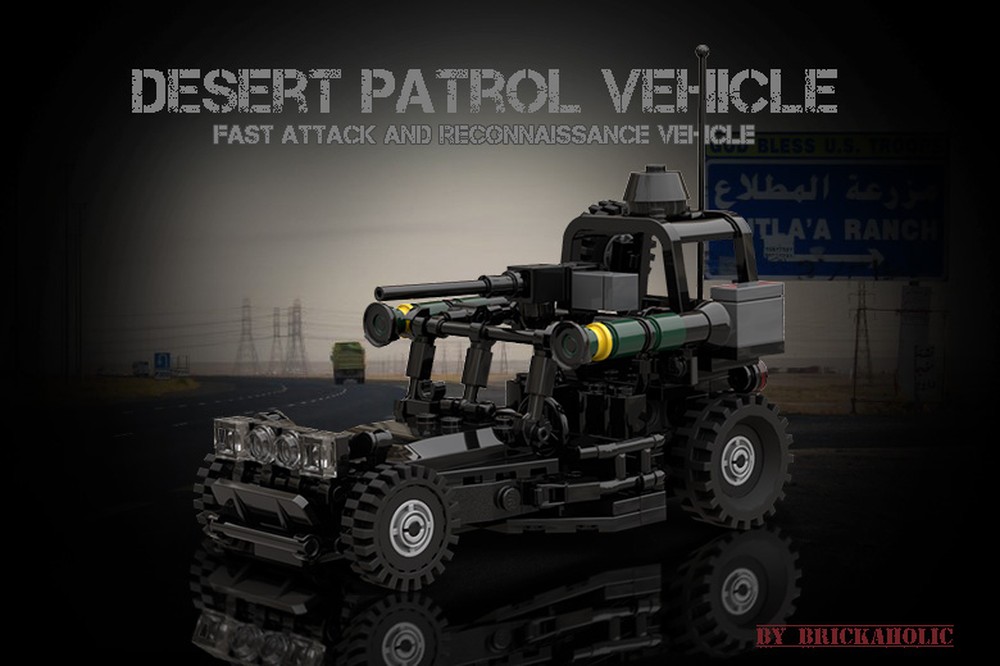 Lego Desert Patrol Vehicle - DPV - Navy Seal Combat Vehicle Special Forces