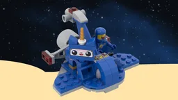 Classic Space Reimagined: Astro Flyer (Benny and Unikitty)