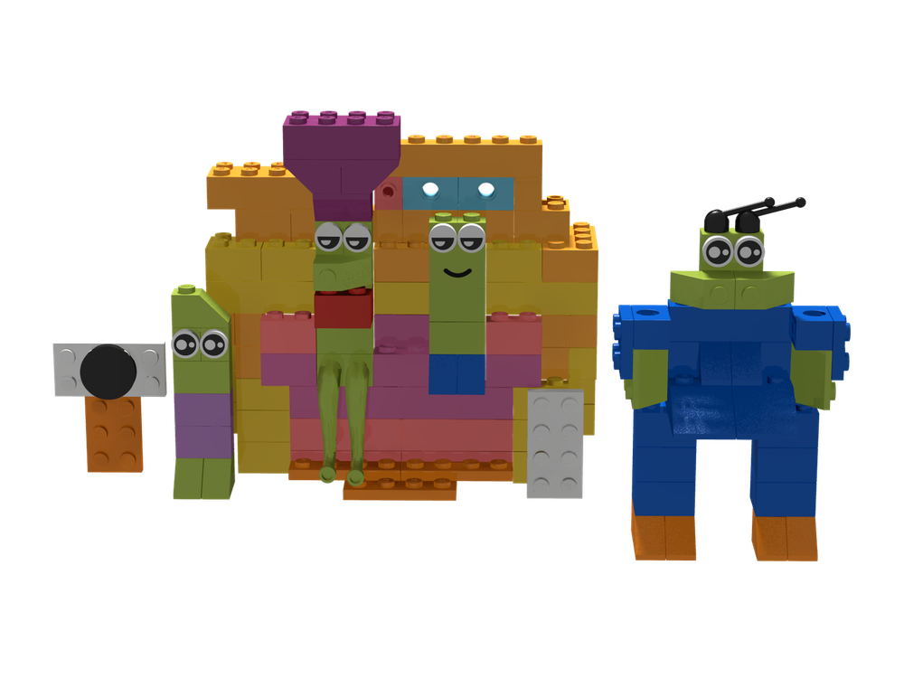 Lego 11037-1 Smiling Friends Simpsons