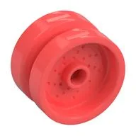 Wheel 18 x 12 with Pin Hole and Stud / Coral