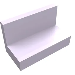 Panel 1 x 2 x 1 [Square Corners] / Lavender