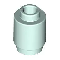Brick Round 1 x 1 Open Stud / Light Aqua