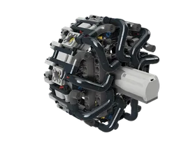9 Cylinder Radial Engine