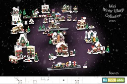 Mini Winter Village Collection 2025 - The Full Set of 17