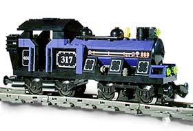 Lego Large Train Engine Blue