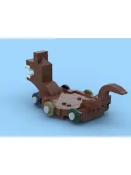 Brick-built Viking Longship