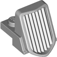 Grille 1 x 2 x 2 2/3 Sloping / Light Bluish Gray