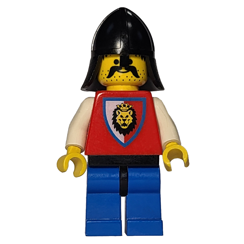 Lego Knight (Royal Knights) - Blue Legs, Black Neck-Protector