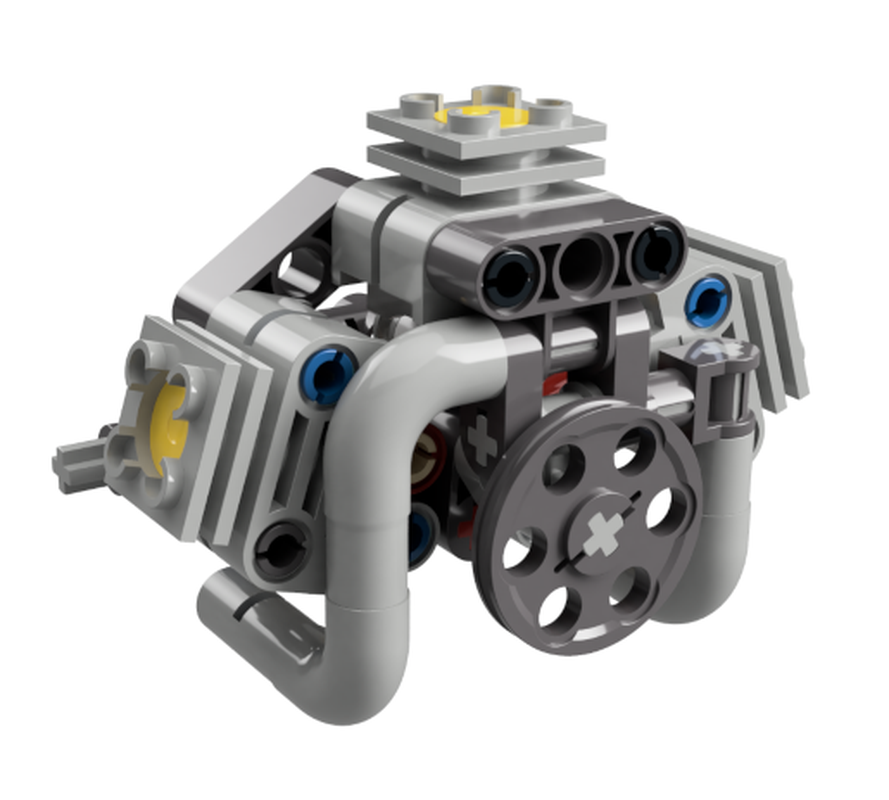 Lego 3-Cylinder Anzani Engine