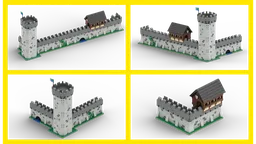 Modular Medieval Walls Multipack