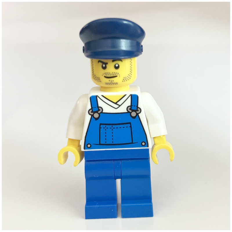 Lego Train Driver, Blue Overall