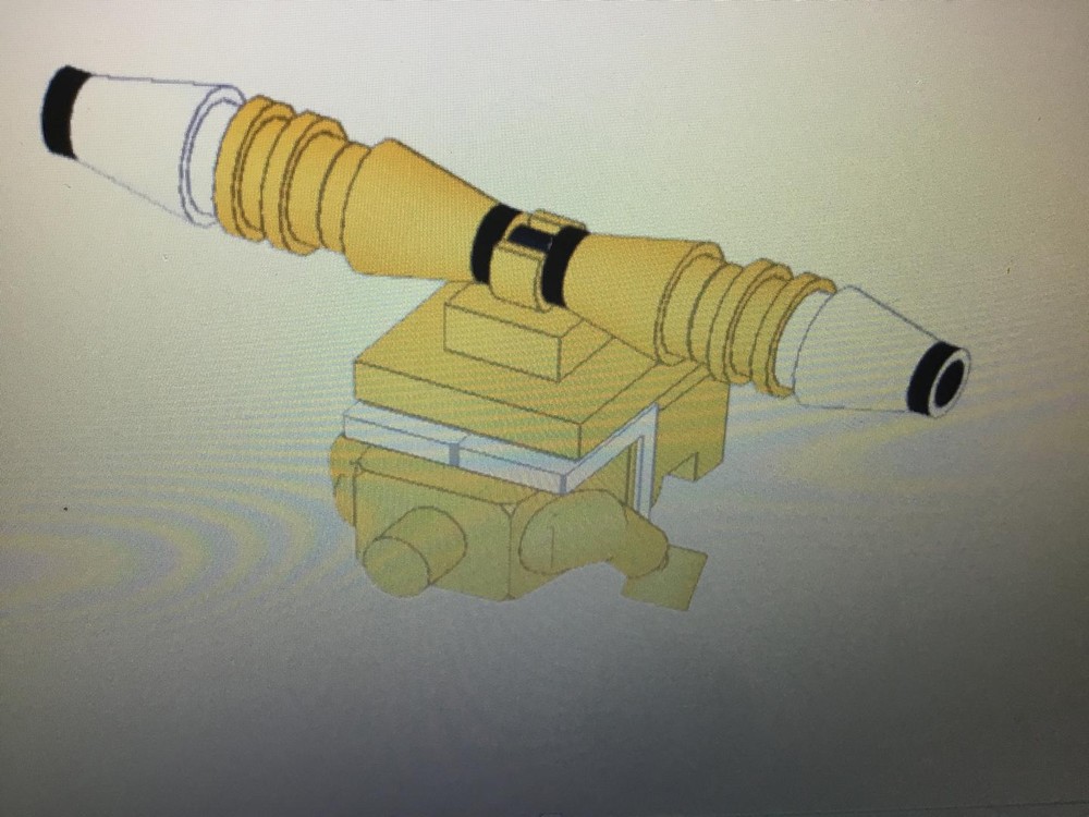 Lego Minifig Hipwear Tail Fox, Double, White Tip Pattern, Flying