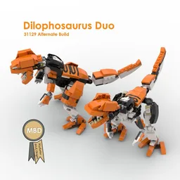 Dilophosaurus Duo , 31129 Alternate Build