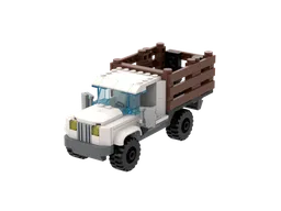 Antique Truck - with wood rails
