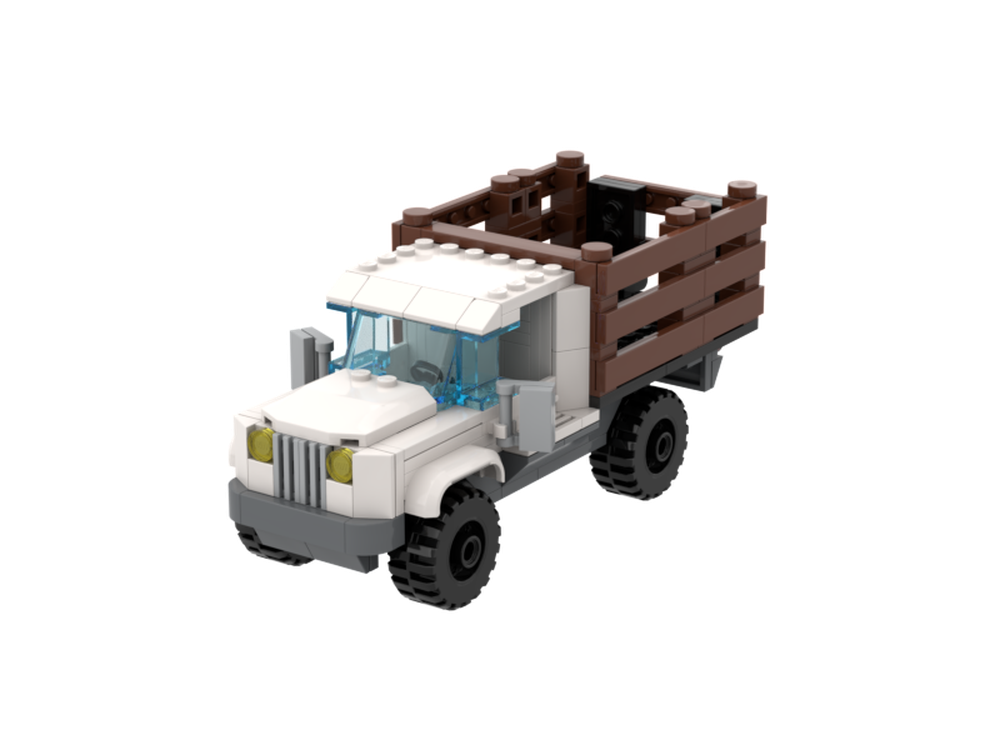 Lego Antique Truck - with wood rails
