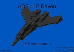 ADF-11F Raven(from Ace Combat 7, 1:144 scale)