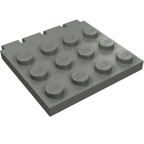 Lego Hinge Vehicle Roof 4 x 4 / Dark Bluish Gray