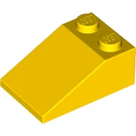 Brick Sloped 33° 3 x 2 / Yellow