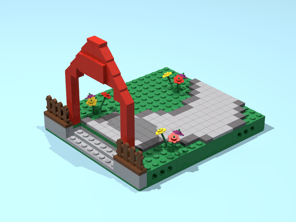 Lego Modular Park Entrance