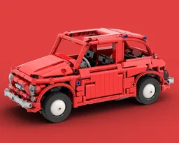Fiat 500 F - Red Version
