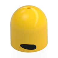 Lego Helmet Dome, No Stud with Black Ovals / Eyes print