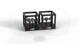Micro T.I.E fighters Desktop Cube Series III