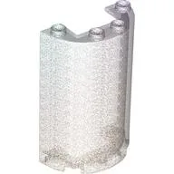 Cylinder Half 2 x 4 x 5 with 1 x 2 cutout / Opal Trans-Brown