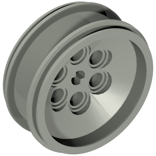 Lego Wheel 68.8 x 24 Model Team Type 1 [Circle Holes around Wheel Ring]