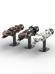 All 3 Rocinantes Bundle- Roci, Roci S4, MCRN Tachi