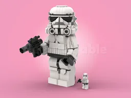 Storm trooper (Up scaled minifigure)