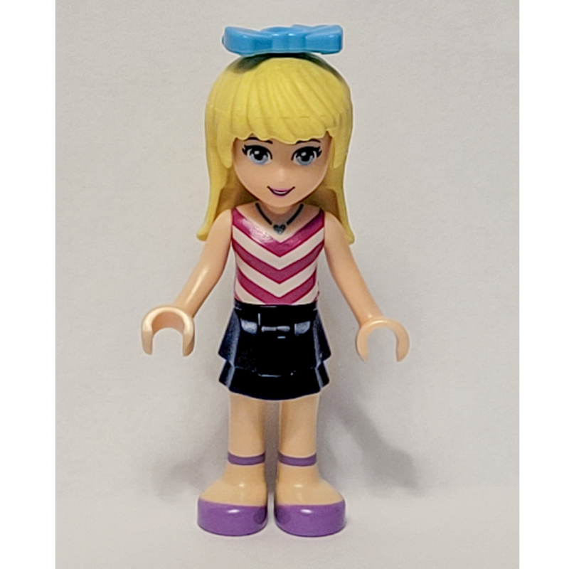 Lego Stephanie - White/Magenta Top, Dark Blue Skirt