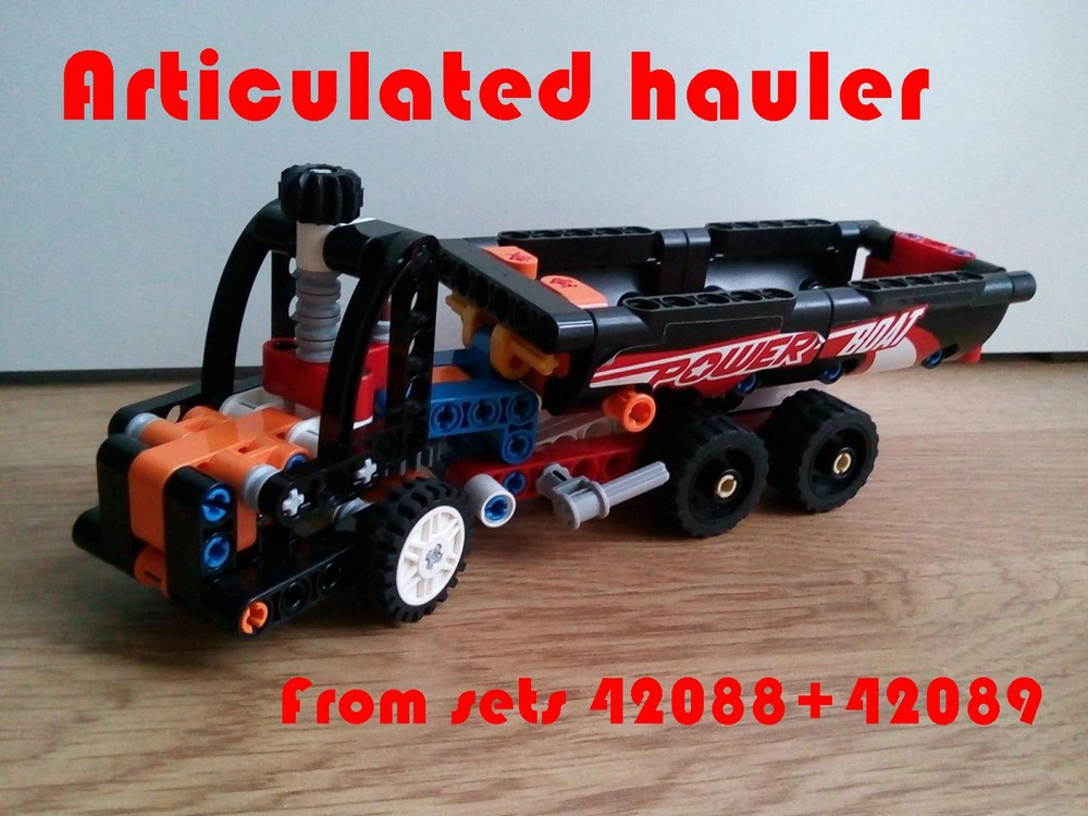 Lego 42088+42089 Articulated hauler