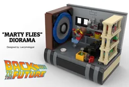 Marty Flies Diorama