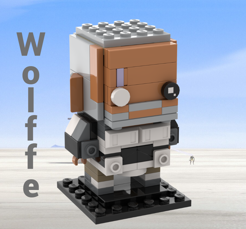 Lego Commander Wolffe Brickheadz