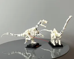 21320 Allosaurus fragilis & Kaatedocus/Barosaurus