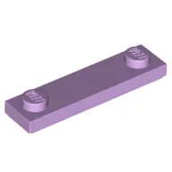 Plate Special 1 x 4 with 2 Studs with Groove [New Underside] / Lavender