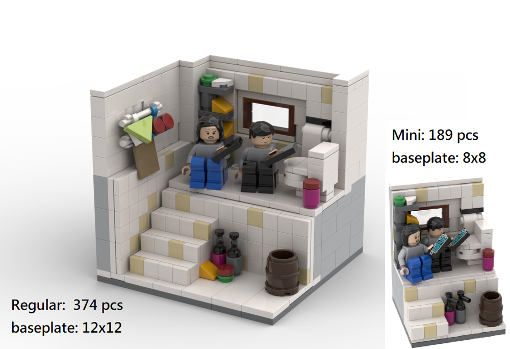 Lego Parasite Wifi Searching - Mini Movie Scene