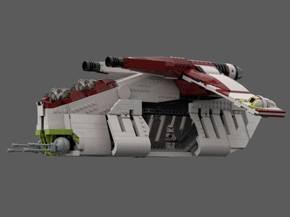 Lego Republic Gunship Play Scale