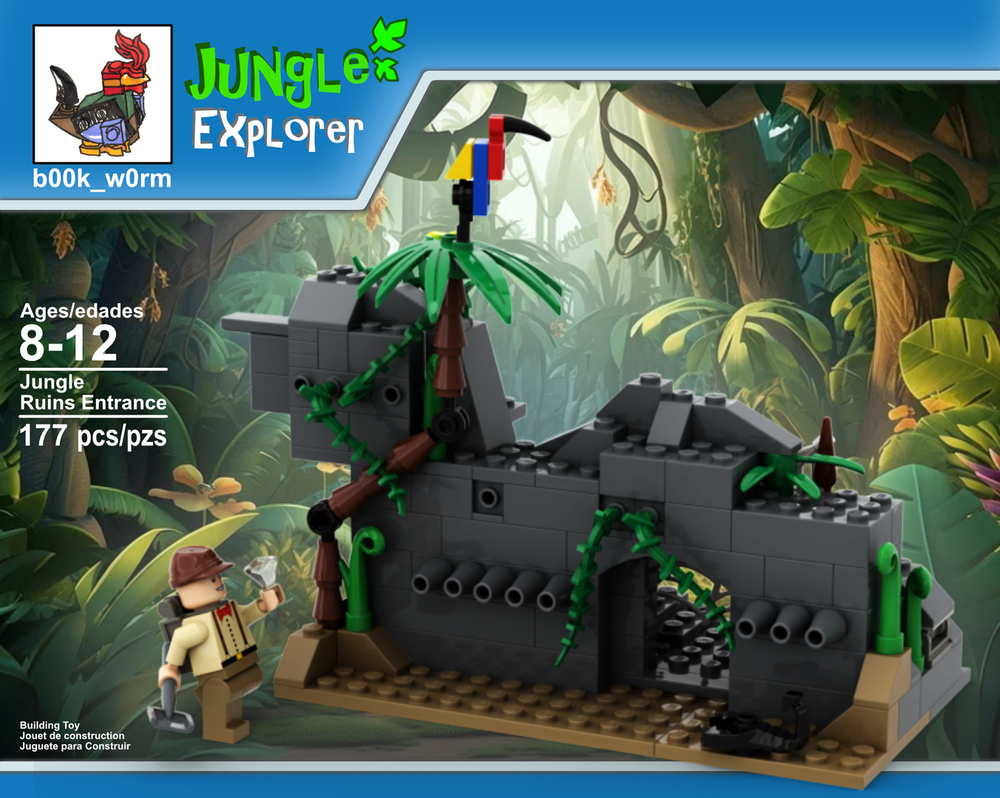 Lego Jungle ruins explorer