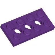 Technic Plate 2 x 4 [3 Holes] / Purple