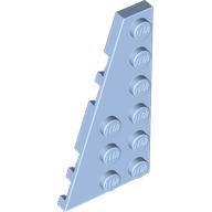 Lego Wedge Plate 6 x 3 Left / Bright Light Blue