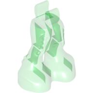 Lego Legs Martian Rounded / Trans-Green