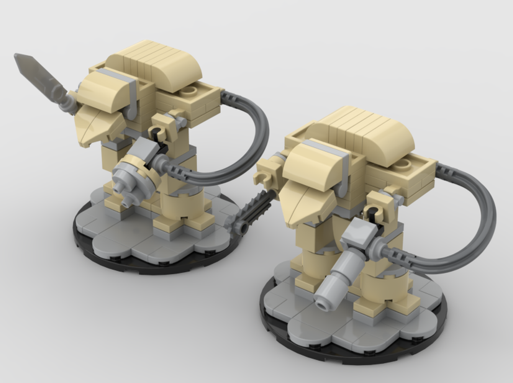 Lego Legion Imperialis-Knight Houses Cerastus Knights Acheron and Castigator