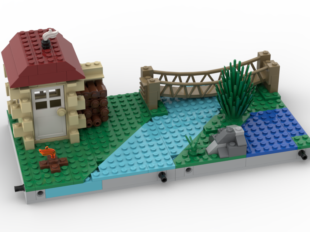 Lego Scene - Land and Water 2
