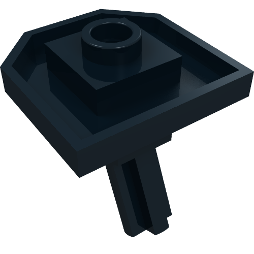Lego Large Figure Shield Holder with Technic Axle / Black