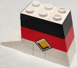 Stickered Assembly 6 x 2 x 3 with Black and Red Stripes and Viking Line Logo Pattern (Sticker) - Sets 1655 / 1923