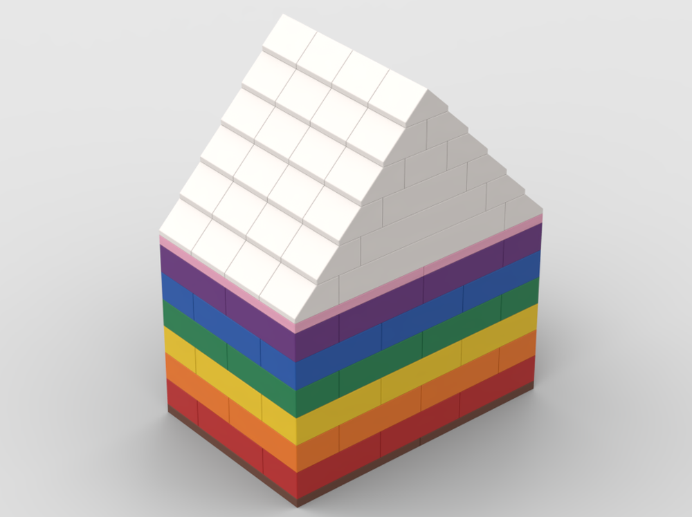 Lego Rainbow House 1