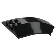 Windscreen 8 x 6 x 2 Curved / Black